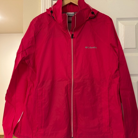 Columbia Pink Outdoor Rain Jacket - Picture 1 of 3